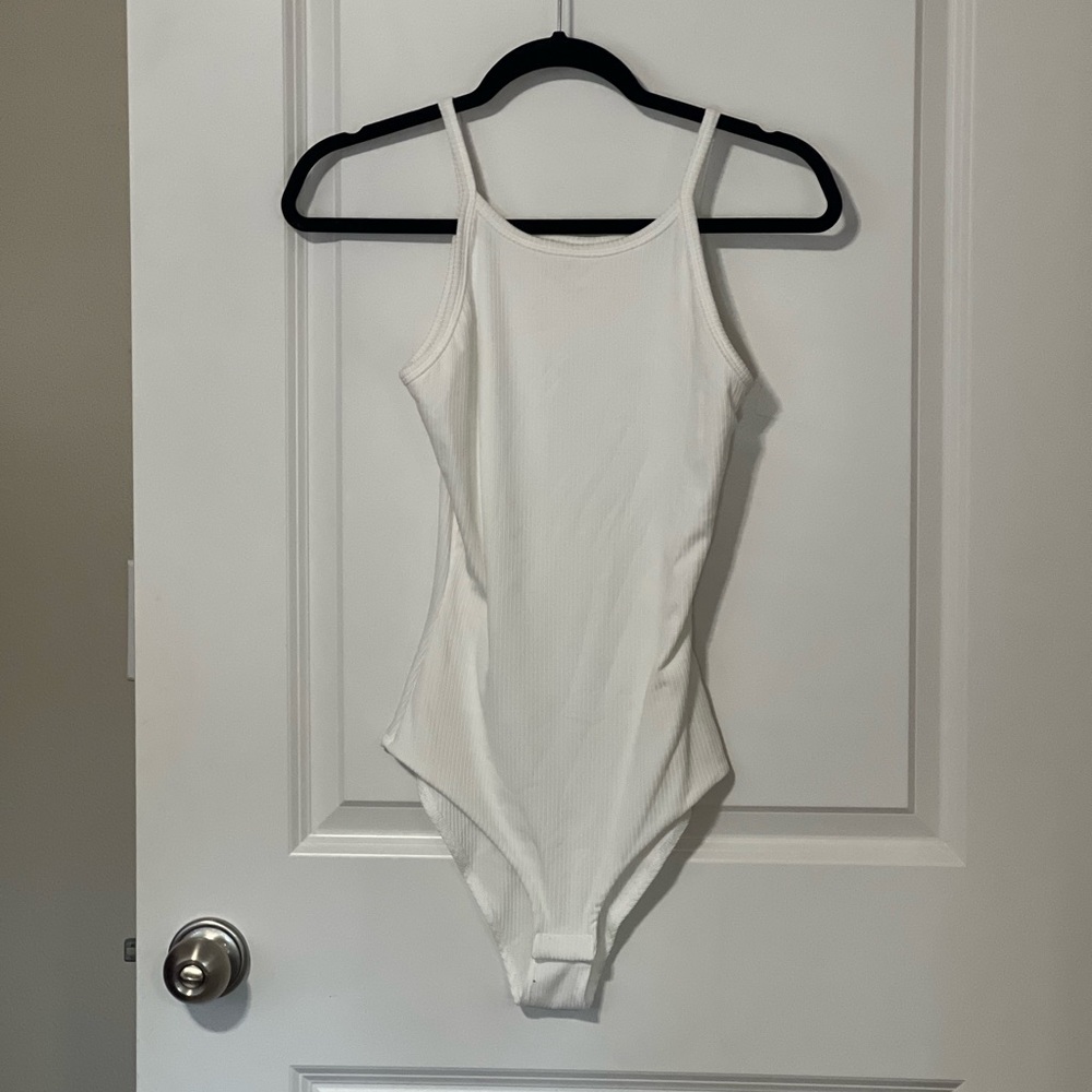 Pink Lily white bodysuit